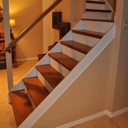 NuStair Basement Staircase Remodel by Pamela