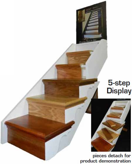 5 Stair NuStair Retail Display