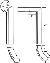 7071-76-135 Do it Yourself Stair Remodel- Parts and Treads