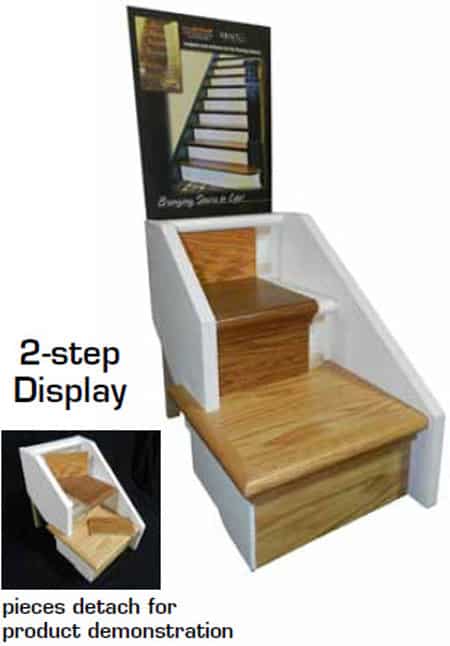 2 Stair NuStair Retail Display