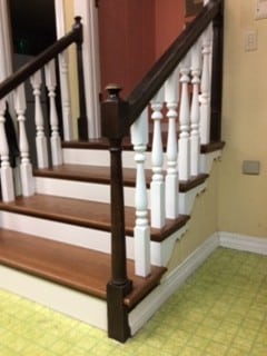 New staircase refinishing