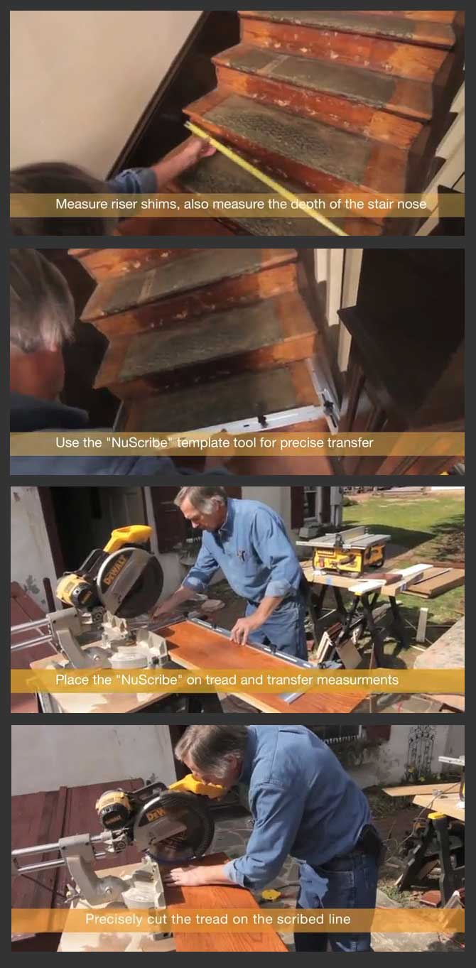 How to measure stair treads