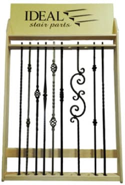 Iron Balusters Stair Parts Display