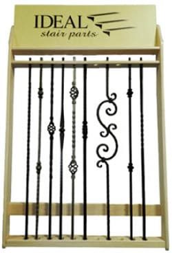 Iron Balusters Stair Parts Display