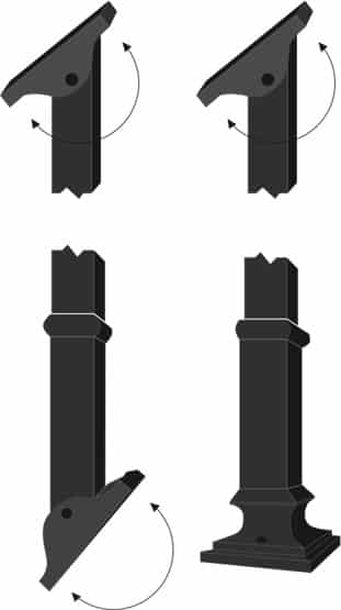 NuStair Adjustable Iron Balusters