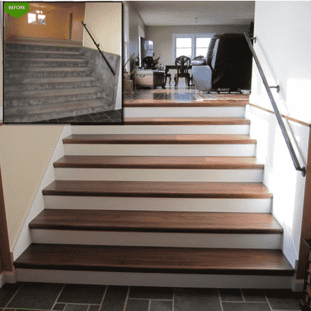 The Budget Friendly Staircase Remodel- Parts and Tread