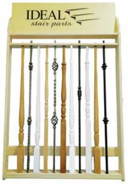 Mixed Balusters Stair Parts Display