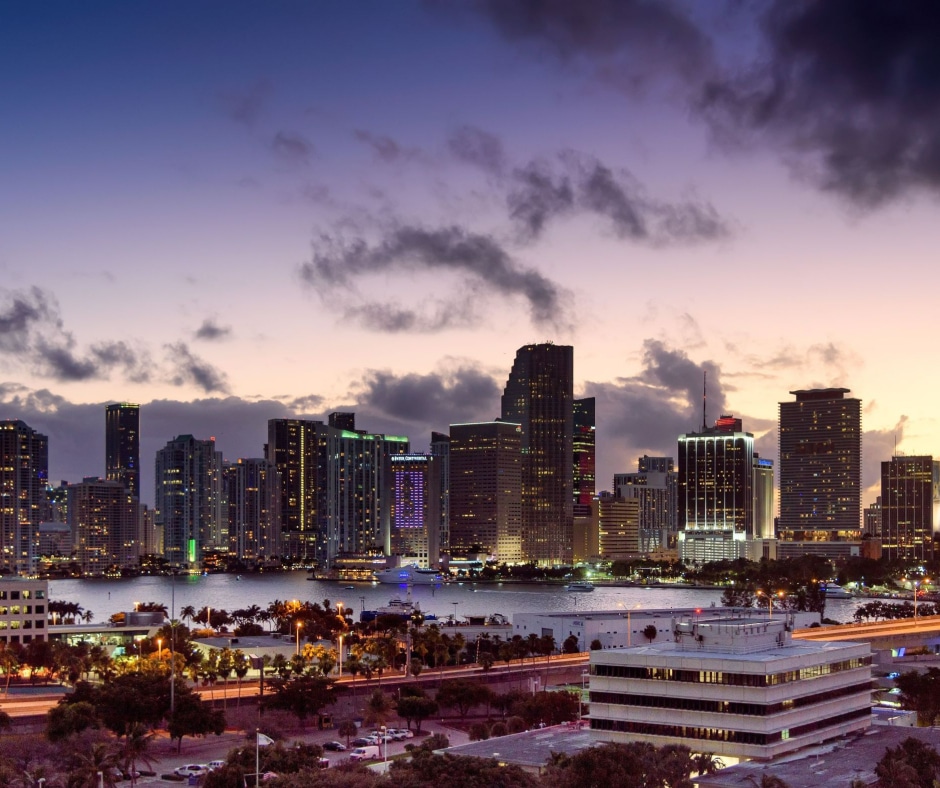 Miami, FL skyline